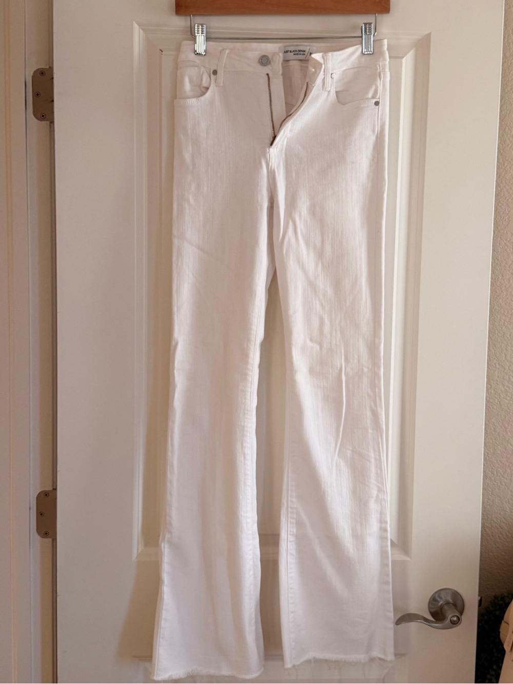 Just Black White Denim Jeans